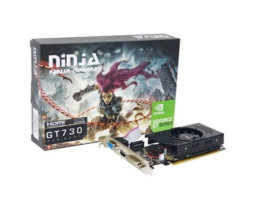 Видеокарта Ninja GT730 PCIE (96SP) 4G 128BIT DDR3 (DVI/HDMI/CRT) LP (NK73NP043F)  RTL