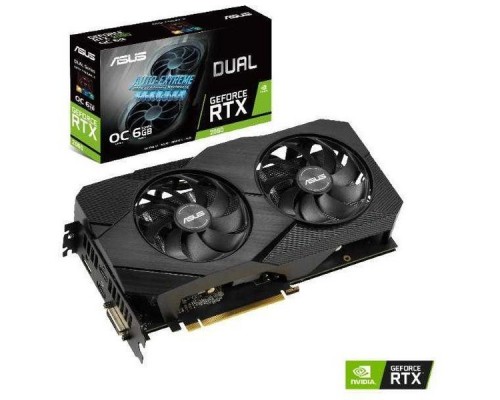 Видеокарта DUAL-RTX2060-O6G-EVO /RTX2060,DVI,HDMI*2,DP,6G,D6 RTL