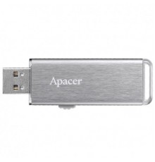 Память USB Flash Drive 32GB Apacer AH33A USB Flash AP32GAH33AS-1 USB 2.0, Silver, Metal case, RTL (916037)                                                                                                                                                