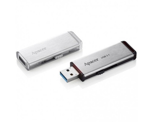 Память USB Flash Drive 16GB Apacer AH35A USB Flash AP16GAH35AS-1 USB 3.1 Gen 1, Silver, Metal case, RTL (915051)