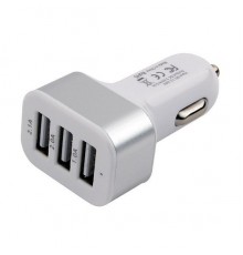Блок питания Адаптер питания Cablexpert MP3A-UC-CAR17, 12V->5V 3-USB, 2.1/2/1A                                                                                                                                                                            