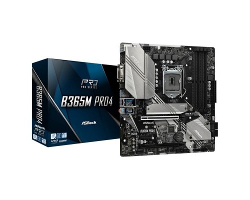 Материнская плата B365 S1151 MATX B365M PRO4 ASROCK