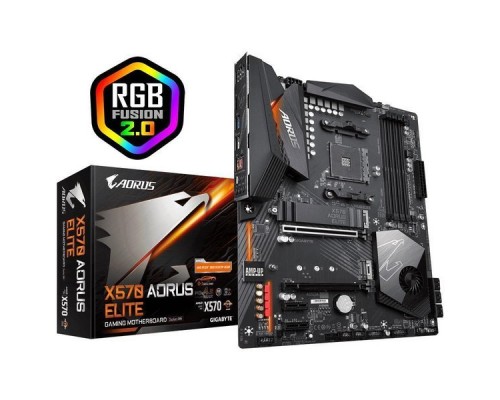 Материнская плата AMD X570 SAM4 ATX X570 AORUS ELITE GIGABYTE