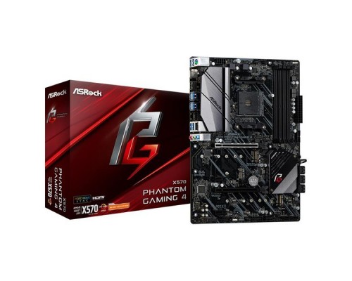 Материнская плата AMD X570 SAM4 ATX X570 PHANTOM GAMING 4 ASROCK