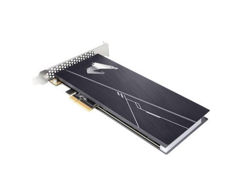 Жесткий диск SSD AIC 512GB Gigabyte AORUS RGB Client SSD GP-ASACNE2512GTTDR PCIe Gen3x4 with NVMe, 3480/2100, IOPS 360/510K, MTBF 1.8M, 3D TLC, 512MB, 800TBW, RTL (804930)