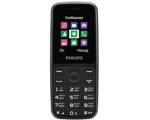 Мобильный телефон Philips E125 Xenium черный моноблок 2Sim 1.77