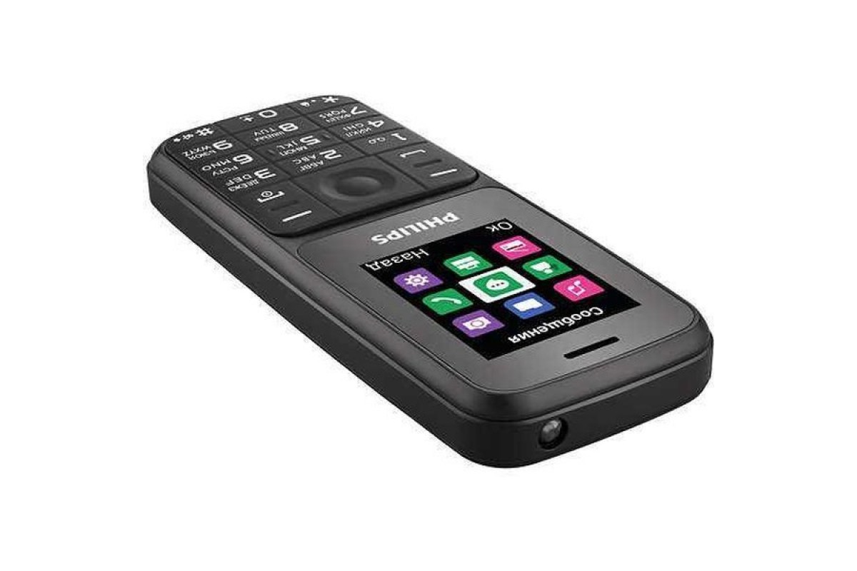 Купить Мобильный телефон Philips E125 Xenium черный моноблок 2Sim 1.77