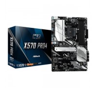 Материнская плата AMD X570 SAM4 ATX X570 PRO4 ASROCK                                                                                                                                                                                                      