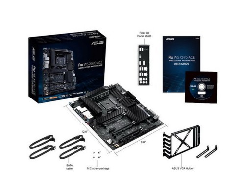 Материнская плата ASUS PRO WS X570-ACE /AM4,X570,USB3.2,SATA EX,MB