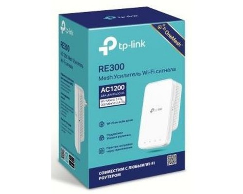 Ретранслятор TP-Link RE300 AC1200 Wi-Fi Range Extender  (802.11a/b/g/n/ac,  433Mbps)