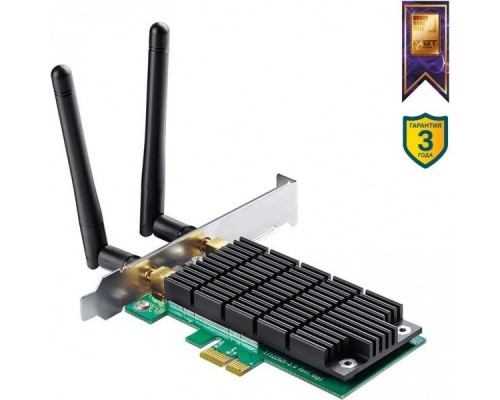 Адаптер TP-LINK ARCHER T4E AC1200 Двухдиапазонный Wi-Fi адаптер PCI Express