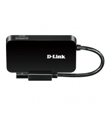 Адаптер D-Link DUB-1341/A1B Компактный концентратор с 4 портами USB 3.0                                                                                                                                                                                   