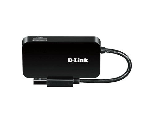 Адаптер D-Link DUB-1341/A1B Компактный концентратор с 4 портами USB 3.0