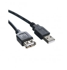 Кабель удлинительный TELECOM USB2.0 Am--Af 1,5 м черный TUS6990-1.5M                                                                                                                                                                                      