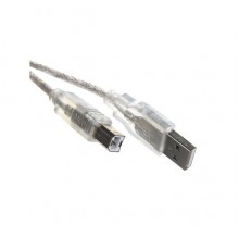 Кабель USB2.0  A--B (1.5м) Telecom прозрачная изоляция TC6995-1.5M                                                                                                                                                                                        