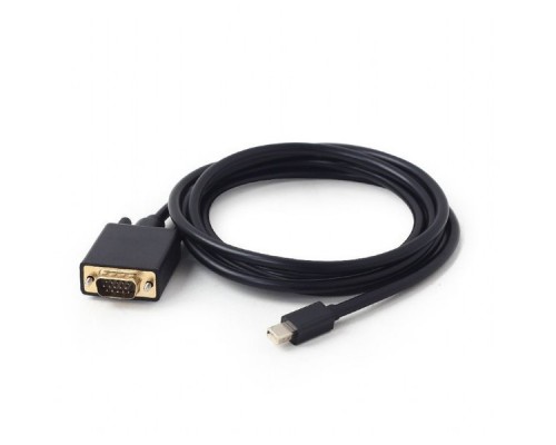 Кабель-переходник miniDisplayPort (M) в VGA (M) 1.8м Cablexpert CC-mDPM-VGAM-6, черный