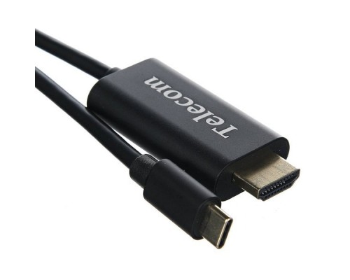 Кабель-адаптер USB3.1 Type-Cm -- HDMI A(m) 4K@30Hz, 1.8m, Telecom TCC005-1.8M