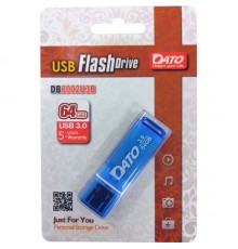 Флеш Диск Dato 64Gb DB8002U3 DB8002U3B-64G USB3.0 синий                                                                                                                                                                                                   