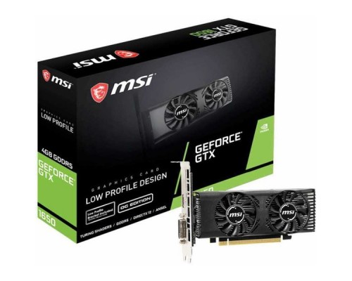 Видеокарта GeForce GTX 1650 4GT LP OC  RTL