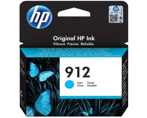 Картридж струйный HP 912 3YL77AE голубой (315стр.) для HP OfficeJet 801x/802x