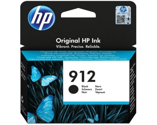 Картридж струйный HP 912 3YL80AE черный (300стр.) для HP DJ IA OfficeJet 801x/802x