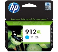 Картридж струйный HP 912 3YL81AE голубой (825стр.) для HP OfficeJet 801x/802x                                                                                                                                                                             