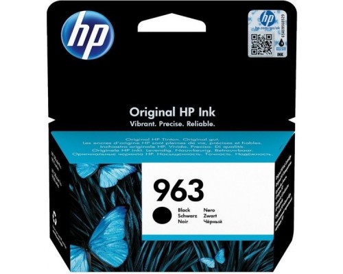 Картридж струйный HP 963 3JA26AE черный (1000стр.) для HP OfficeJet Pro 901x/902x/HP