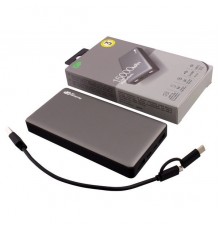 Мобильный аккумулятор GP Portable PowerBank MP15 Li-Pol 15000mAh 2.4A+2.4A+3A серый 2xUSB                                                                                                                                                                 