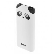Мобильный аккумулятор Buro RA-10000PD-WT Panda Li-Pol 10000mAh 2.1A+1A белый 2xUSB                                                                                                                                                                        