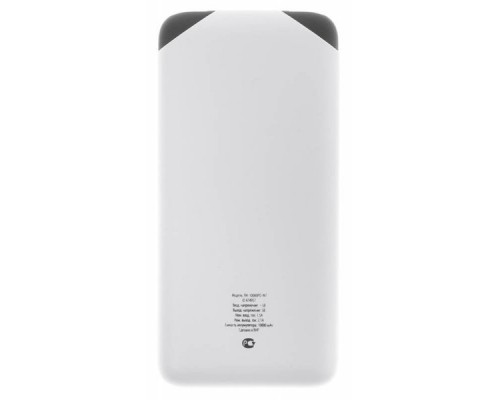 Мобильный аккумулятор Buro RA-10000PD-WT Panda Li-Pol 10000mAh 2.1A+1A белый 2xUSB