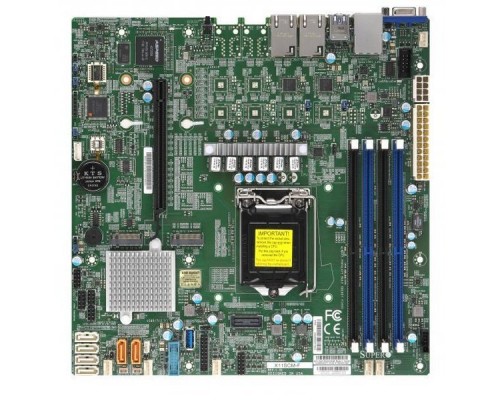 Серверная материнская плата C246 S1151 MATX MBD-X11SCM-F-O SUPERMICRO