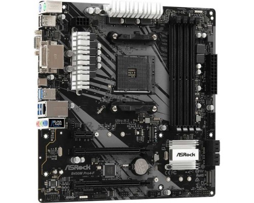 Материнская плата ASRock B450M PRO4-F