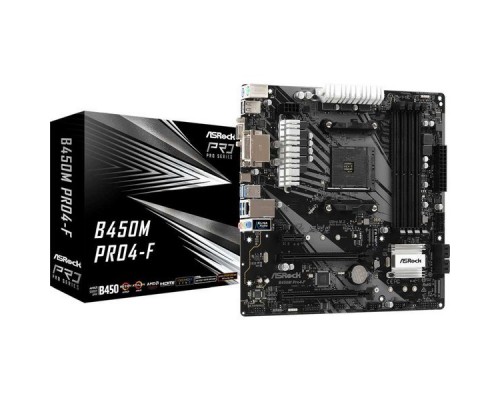 Материнская плата ASRock B450M PRO4-F