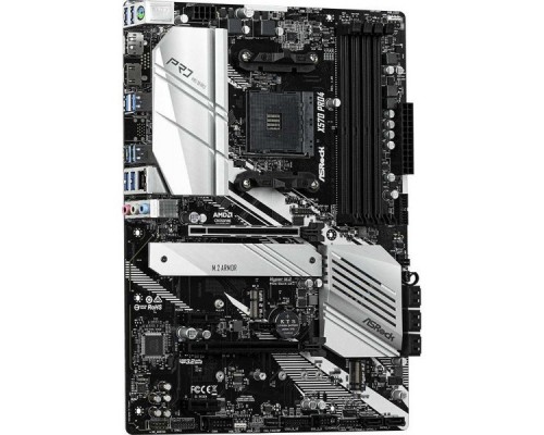 Материнская плата ASROCK X570 PRO4, Socket AM4, AMD X570, 4xDDR4-3200, HDMI+DP, 2xPCI-Ex16, 2xPCI-Ex1, 8xSATA3(RAID 0/1/10), 3xM.2, 8 Ch Audio, GLan, (0+2)xUSB2.0, (7+4)xUSB3.2, (1+0)xUSB3.2 Type-C™, 1xPS/2, ATX, RTL