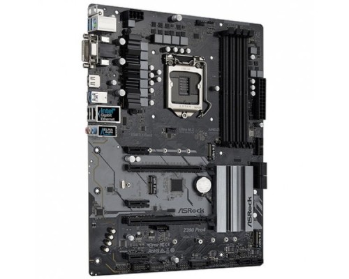 Материнская плата ASROCK Z390 PRO4, Socket 1151, Intel®Z390, 4xDDR4-2666, D-SUB+DVI-D+HDMI, 2xPCI-Ex16, 3xPCI-Ex1, 6xSATA3(RAID 0/1/5/10), 2xM.2, 8Ch Audio, 1xGLan, (2+3)xUSB2.0, (3+4)xUSB3.1, 1xUSB3.1 Type-C™, 1xPS/2, ATX, OEM