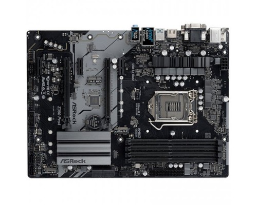 Материнская плата ASROCK Z390 PRO4, Socket 1151, Intel®Z390, 4xDDR4-2666, D-SUB+DVI-D+HDMI, 2xPCI-Ex16, 3xPCI-Ex1, 6xSATA3(RAID 0/1/5/10), 2xM.2, 8Ch Audio, 1xGLan, (2+3)xUSB2.0, (3+4)xUSB3.1, 1xUSB3.1 Type-C™, 1xPS/2, ATX, OEM