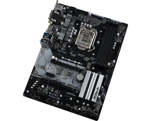 Материнская плата ASROCK Z390 PRO4, Socket 1151, Intel®Z390, 4xDDR4-2666, D-SUB+DVI-D+HDMI, 2xPCI-Ex16, 3xPCI-Ex1, 6xSATA3(RAID 0/1/5/10), 2xM.2, 8Ch Audio, 1xGLan, (2+3)xUSB2.0, (3+4)xUSB3.1, 1xUSB3.1 Type-C™, 1xPS/2, ATX, OEM