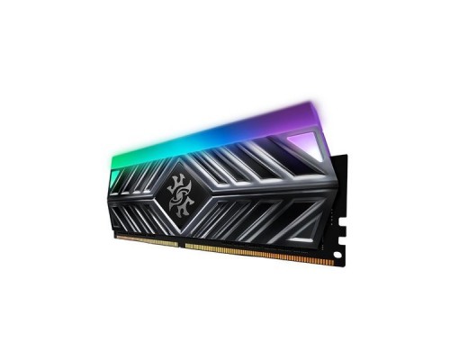 Модуль памяти 16GB ADATA DDR4 3000 DIMM SPECTRIX D41 RGB Grey Gaming Memory AX4U3000316G16A-ST41 Non-ECC, CL16, 1.35V, 1024x8, RTL (772950)