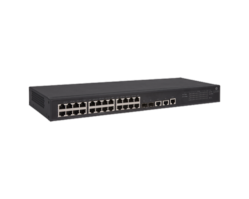 Коммутатор HPE 1950 24G 2SFP+ 2XGT Switch (24x10/100/1000 RJ-45 + 2x1G/10G RJ-45 + 2x1G/10G SFP+, web-managed, 19