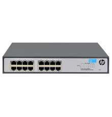 Сетевой коммутатор HPE 1420-16G Switch (Unmanaged, 16*10/100/1000, QoS, fanless, 19'')                                                                                                                                                                    