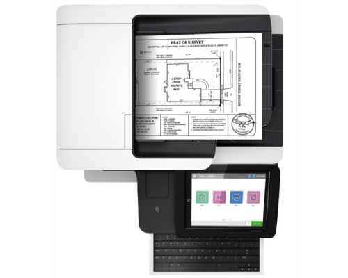 HP LaserJet Enterprise Flow MFP M528z (p/c/s/f, A4, 1200 dpi, 43ppm, 1.75GB, 500GB HDD, 2trays 100+550, ADF 100, Duplex, USB/GigEth, repl. F2A81A)