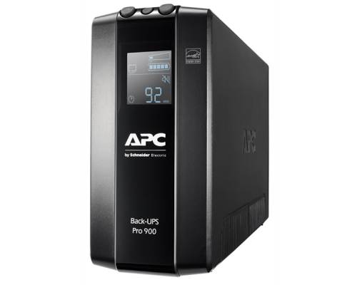 Источник бесперебойного питания APC Back-UPS Pro BR 900VA/540W, 6xC13 Outlets(6 batt.), AVR, LCD, Data/DSL protrct, 10/100 Base-T, USB, PCh, user repl. batt., 2 y warr.