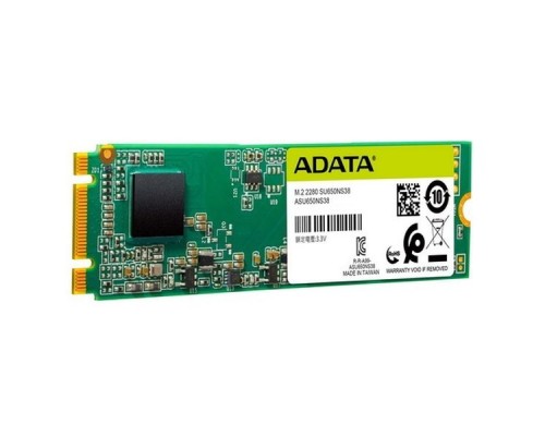 Жесткий диск SSD ADATA M.2 2280 120GB ADATA SU650 Client SSD ASU650NS38-120GT-C SATA 6Gb/s, 550/410, IOPS 60/40K, MTBF 2M, 3D TLC, 70TBW, RTL