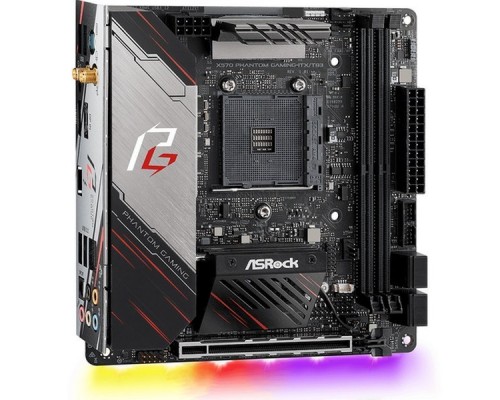 Материнская плата ASROCK X570 PHANTOM GAMING-ITX/TB3, Socket AM4, AMD X570, 2xDDR4-2667, HDMI+DP, 1xPCI-Ex16, 4xSATA3(RAID 0/1/10), 1xM.2, 8 Ch Audio, GLan, WiFi 802.11ac, (0+2)xUSB2.0, (4+2)xUSB3.2, 1xUSB3.2/Thunderbolt™ Type-C™, 1xPS/2, Mini-ITX, R