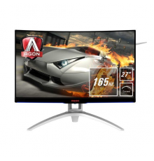 Монитор LCD 27'' [16:9] 1920х1080(FHD) MVA, Curved, nonGLARE, 250cd/m2, H178°/V178°, 3000:1, 50M:1, 16.7M, 1ms, VGA, 2xHDMI, DP, USB-Hub, Height adj, Tilt, Swivel, Speakers, Audio out, 3Y, Black                                                        