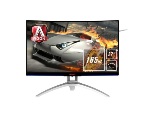 Монитор LCD 27'' [16:9] 1920х1080(FHD) MVA, Curved, nonGLARE, 250cd/m2, H178°/V178°, 3000:1, 50M:1, 16.7M, 1ms, VGA, 2xHDMI, DP, USB-Hub, Height adj, Tilt, Swivel, Speakers, Audio out, 3Y, Black