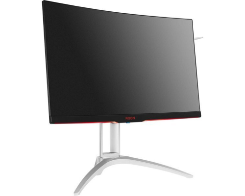 Монитор LCD 27'' [16:9] 1920х1080(FHD) MVA, Curved, nonGLARE, 250cd/m2, H178°/V178°, 3000:1, 50M:1, 16.7M, 1ms, VGA, 2xHDMI, DP, USB-Hub, Height adj, Tilt, Swivel, Speakers, Audio out, 3Y, Black