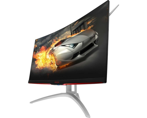 Монитор LCD 27'' [16:9] 1920х1080(FHD) MVA, Curved, nonGLARE, 250cd/m2, H178°/V178°, 3000:1, 50M:1, 16.7M, 1ms, VGA, 2xHDMI, DP, USB-Hub, Height adj, Tilt, Swivel, Speakers, Audio out, 3Y, Black