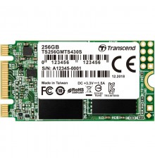 Твердотельный накопитель SSD 256GB Transcend M.2 2242 SSD, SATA3 B+M Key, TLC                                                                                                                                                                             