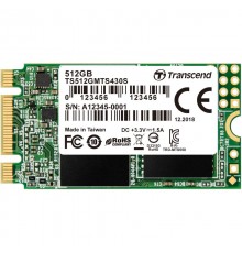 Твердотельный накопитель SSD 512GB M.2 2242 SSD, SATA3 B+M Key, TLC                                                                                                                                                                                       